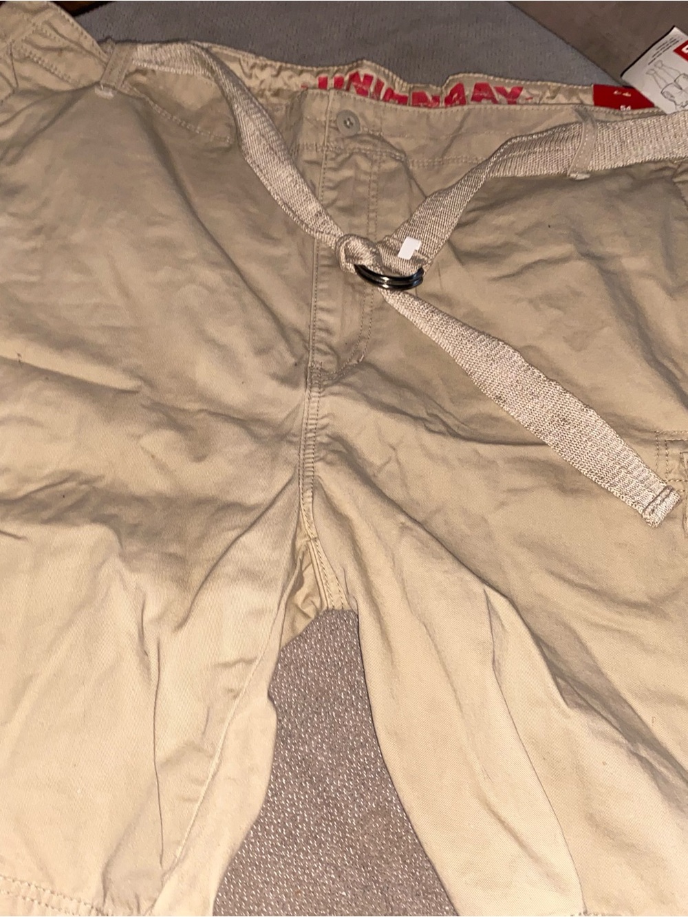 UNIONBAY Men's Tan Drawstring Chinos